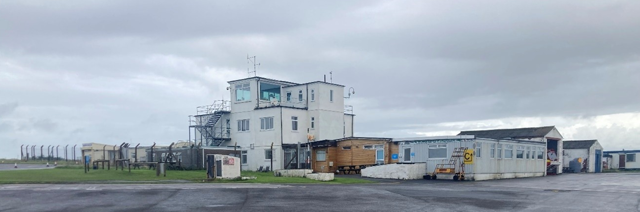 Swansea Airport banner